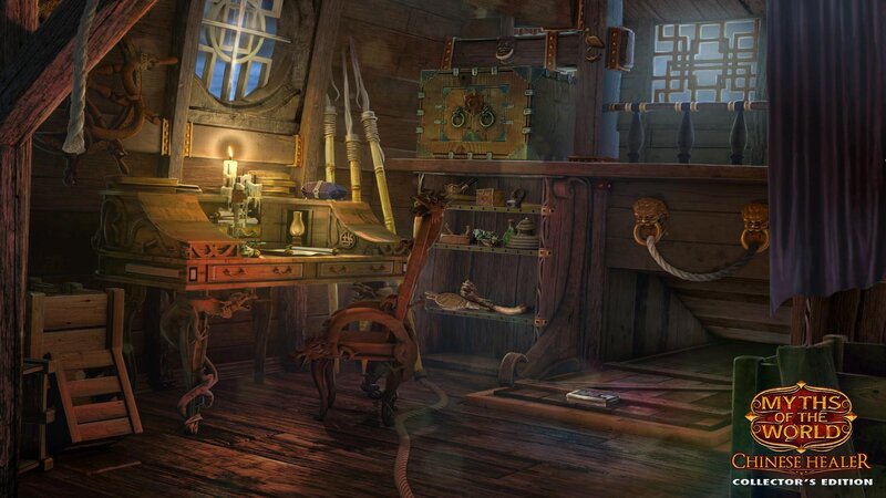Wooden Ship Cabin