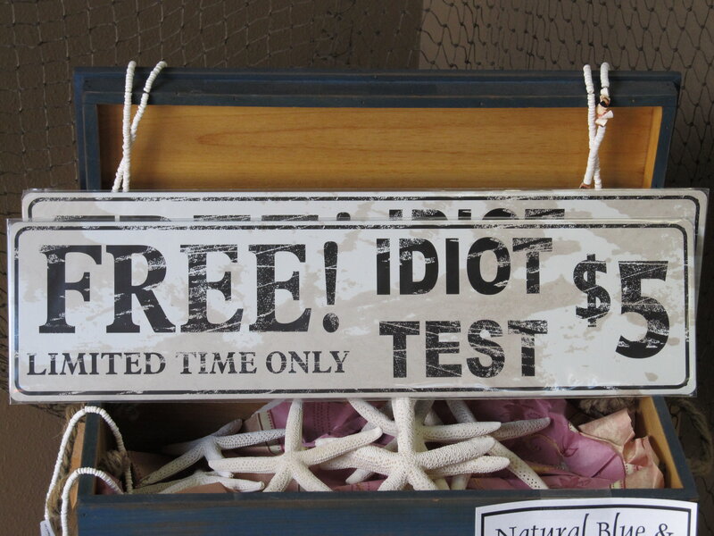 Wooden Sign in Box