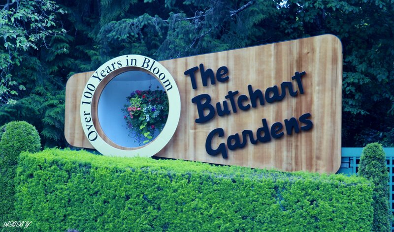 Wooden Sign in Garden