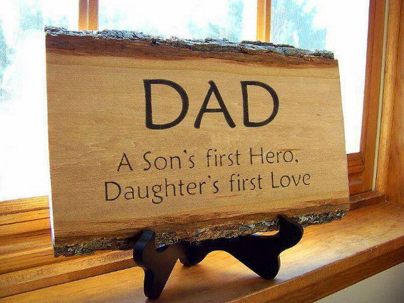 Wooden Sign on Stand
