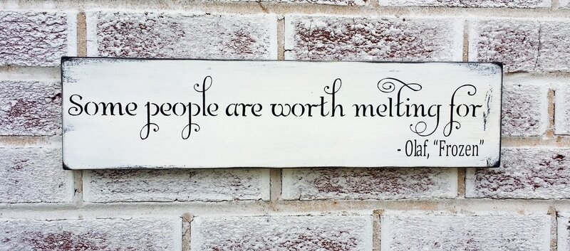 Wooden Sign on Wall