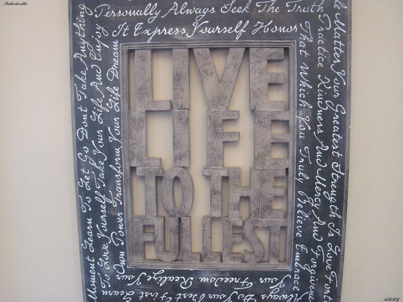 Wooden Sign with Text — Black, Inspirational