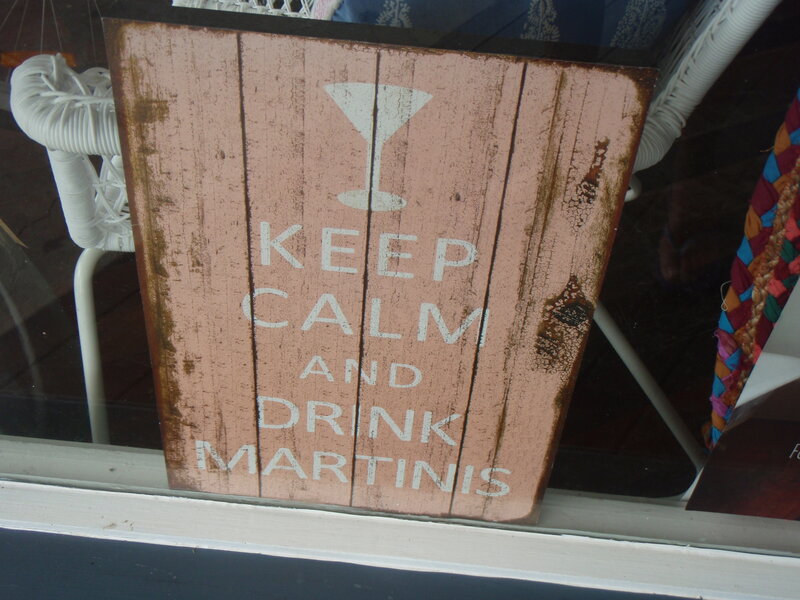 Wooden Sign with Text — Brown, Calm