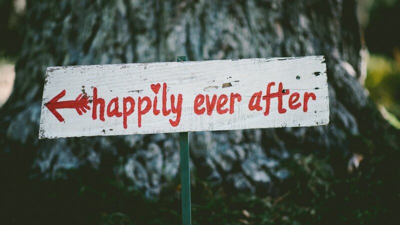 Wooden Sign with Text — White, Peaceful