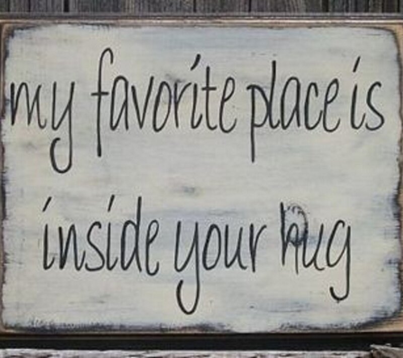 Wooden Sign with Text — White, Sentimental