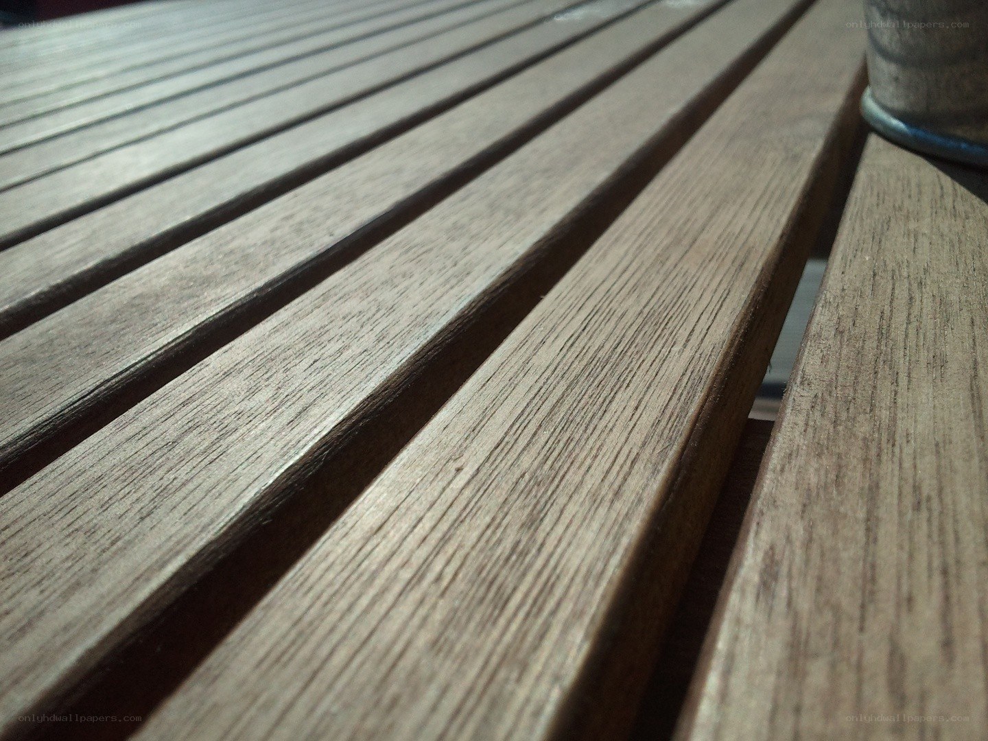 wooden slats on a table