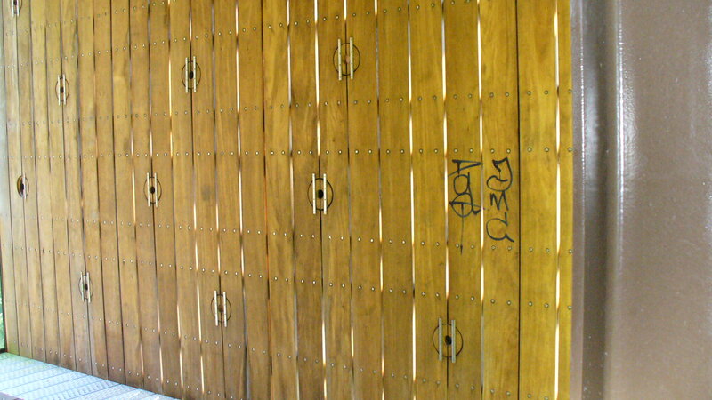 Wooden Slatted Wall