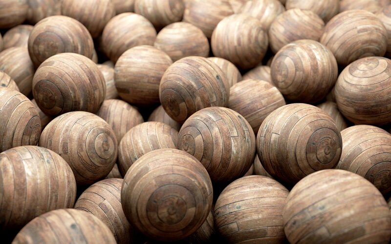 Wooden Spheres