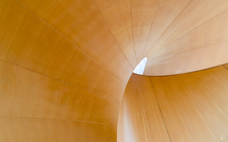 Wooden Spiral Structure — Brown