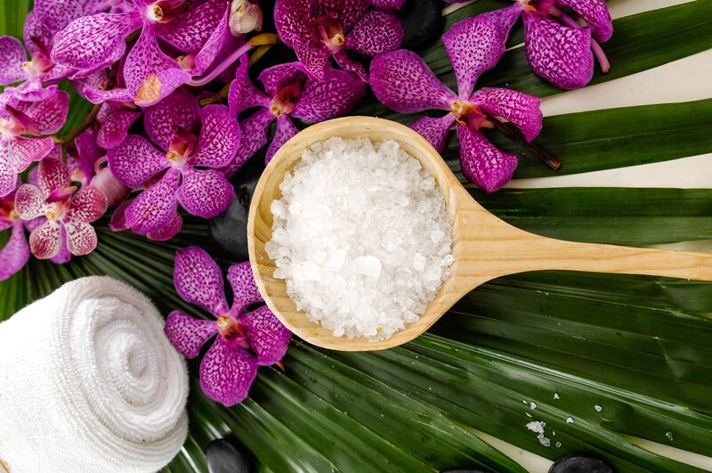 Wooden Spoon with Salt