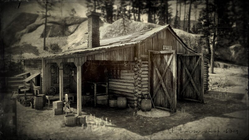Wooden Stable Building