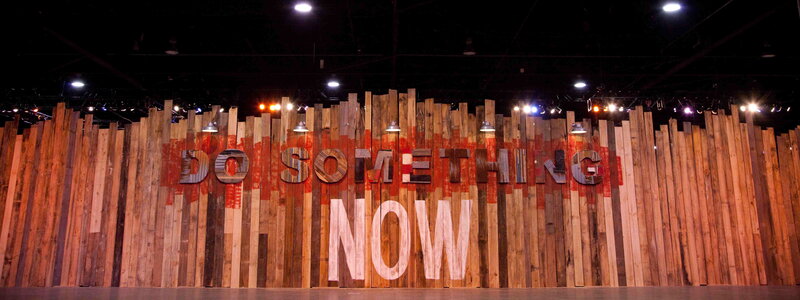 Wooden Stage Backdrop