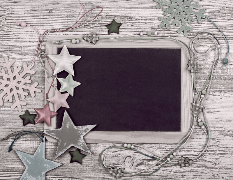 Wooden Stars and Snowflakes