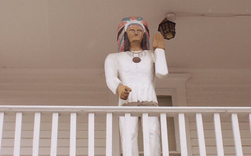 Wooden Statue of Chief