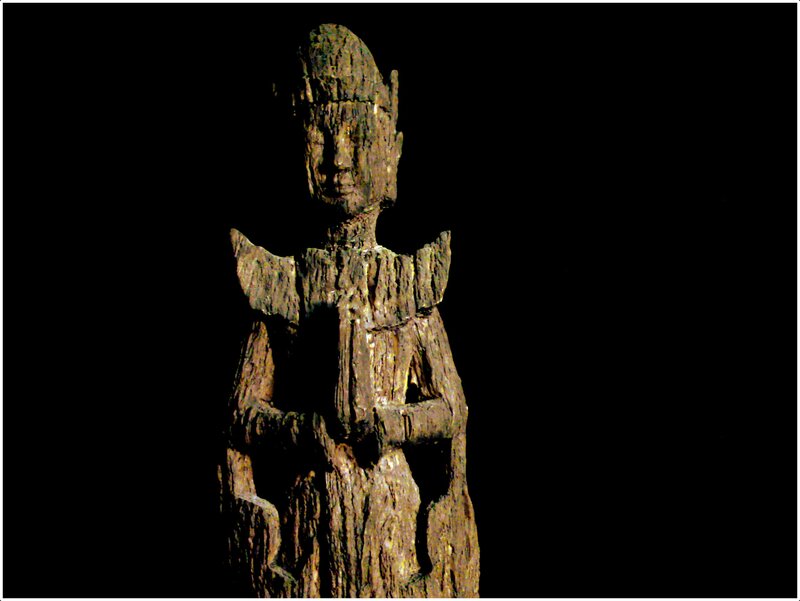 Wooden Statue of Figure