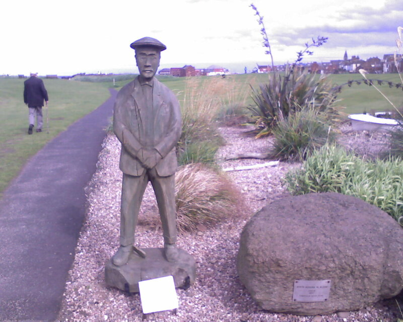 Wooden Statue of Man