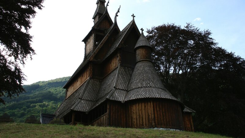 wooden stave church