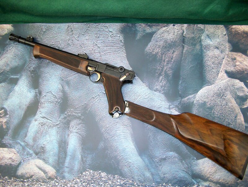 wooden stock pistol