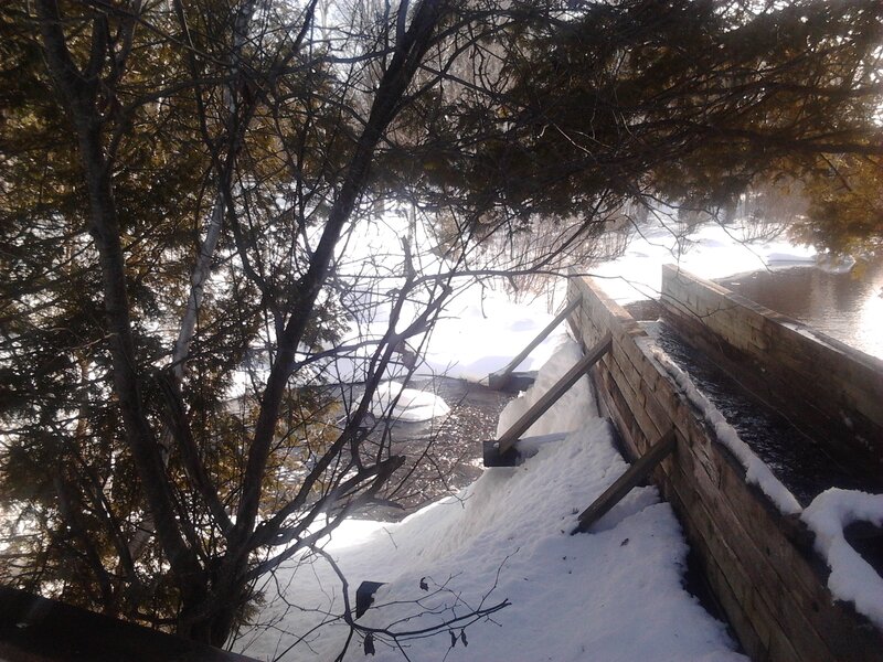 Wooden Structure by River