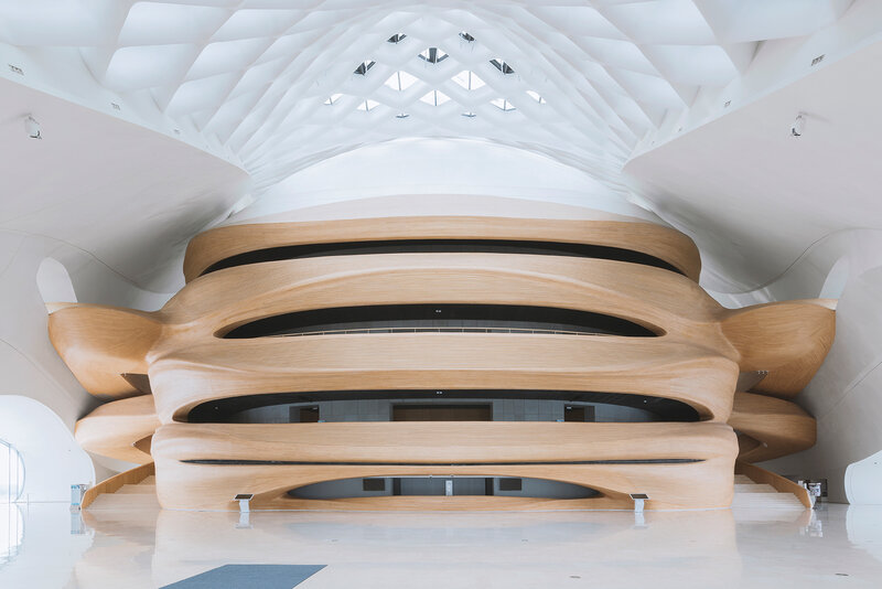 Wooden Structure in Hall