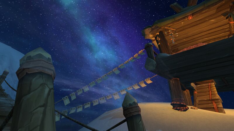Wooden Structure under Stars