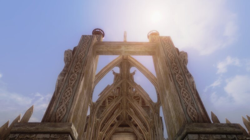 Wooden Structure under Sun