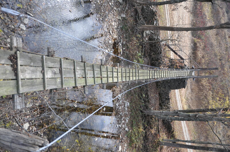 Wooden Suspension Bridge