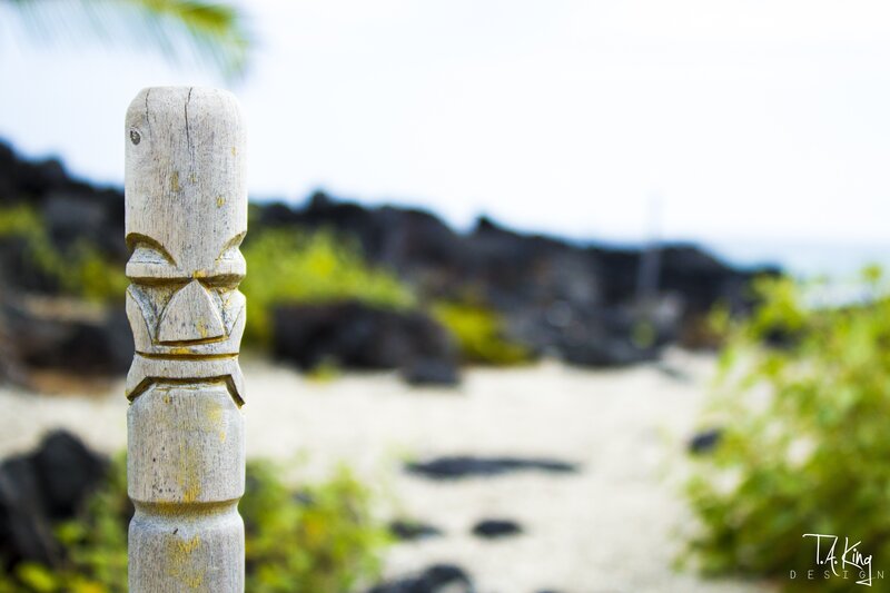 Wooden Tiki Carving
