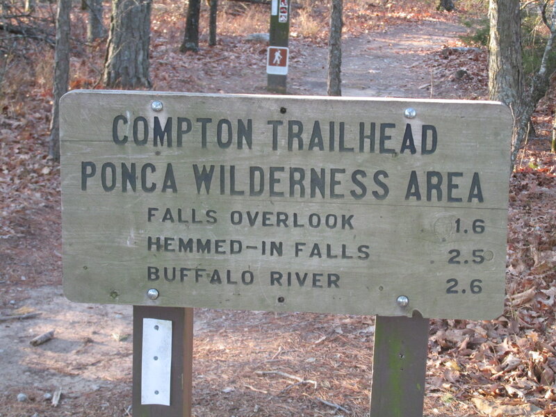 Wooden Trail Sign