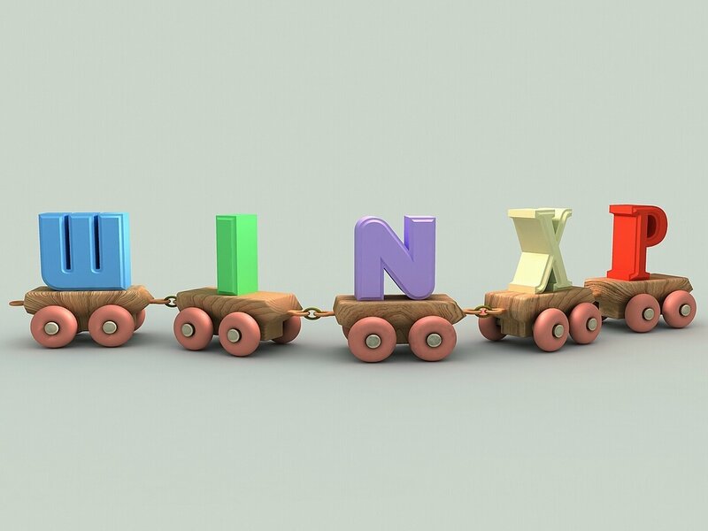 Wooden Train with Letters