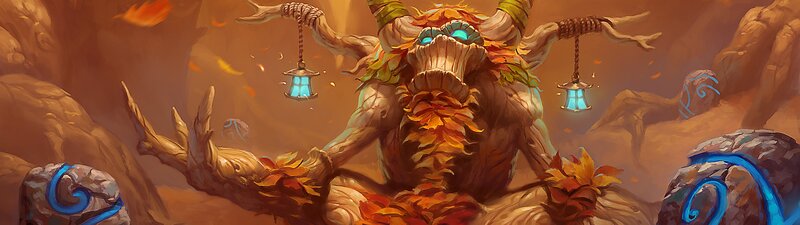 Wooden Tree Spirit — Orange