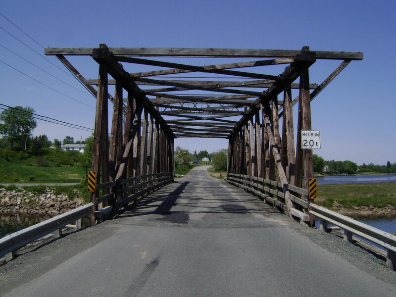 Wooden Truss Bridge
