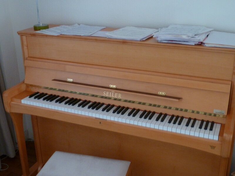 Wooden Upright Piano