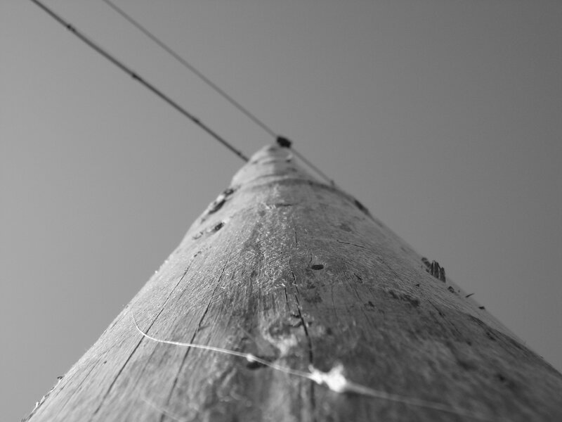 Wooden Utility Pole