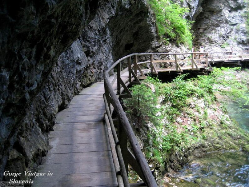Wooden Walkway in Gorge