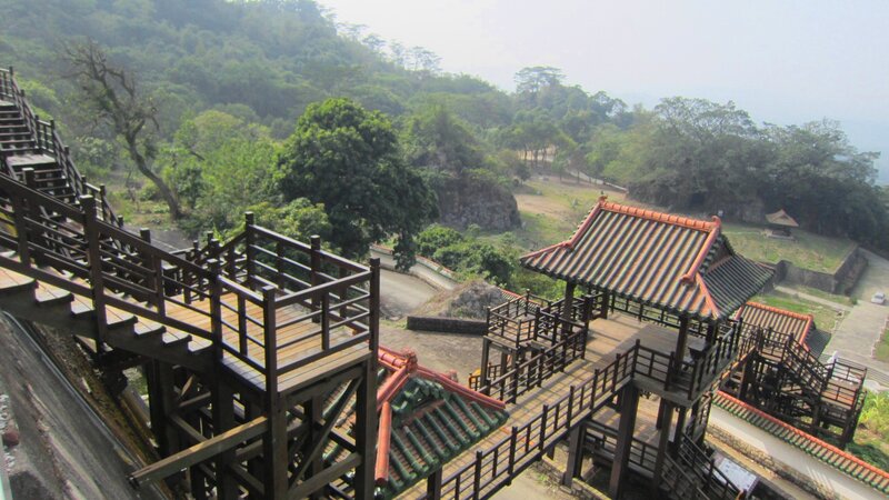 Wooden Walkway on Hillside — Brown
