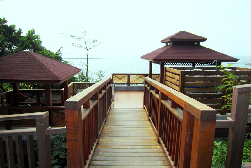 Wooden Walkway to Gazebo