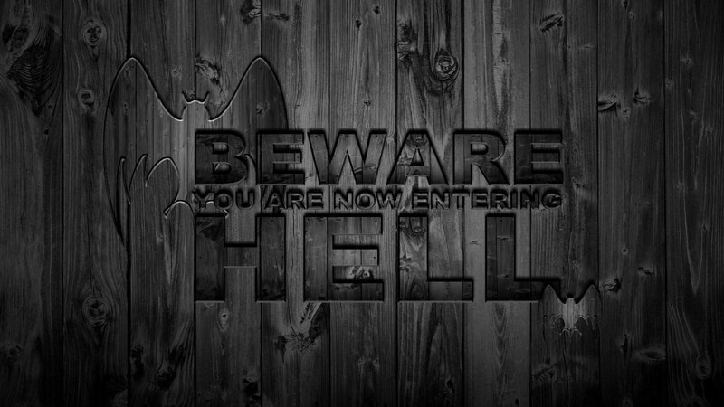 Wooden Wall with Text