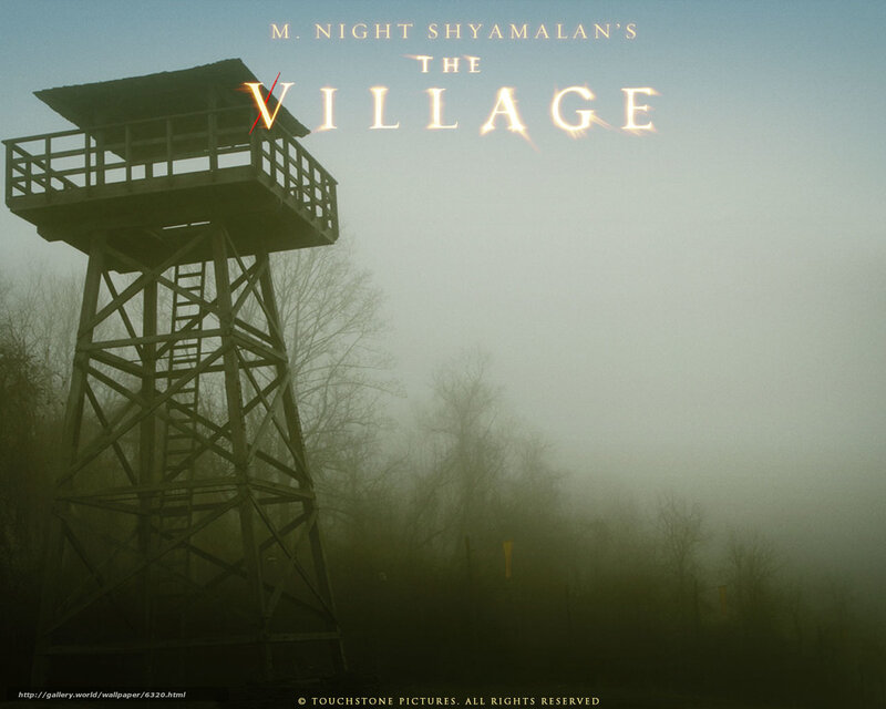 Wooden Watchtower in Fog