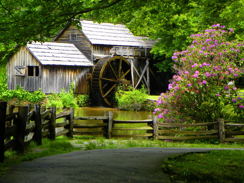 Wooden Water Mill