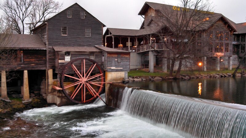 Wooden Watermill — Brown, Calm