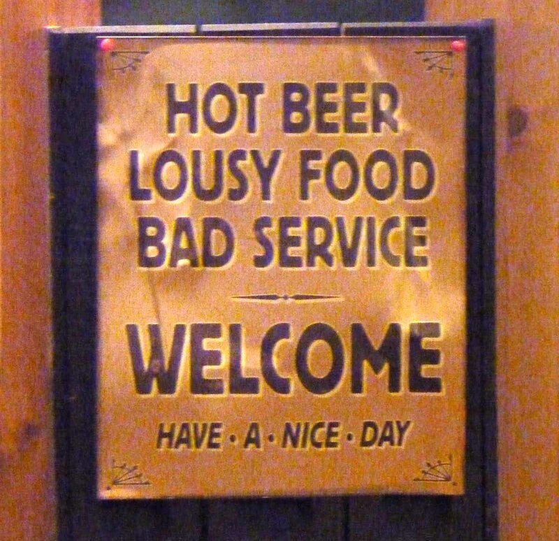 Wooden Welcome Sign