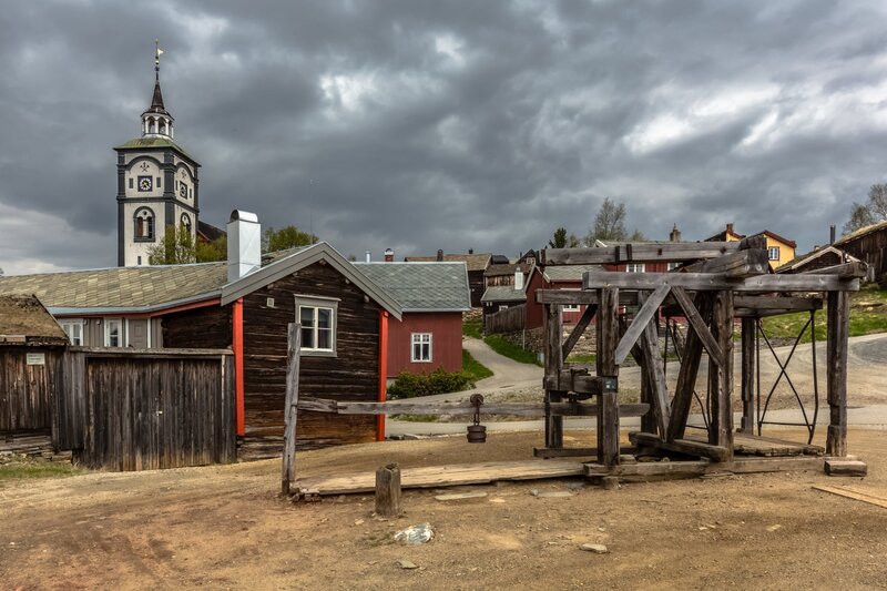 Wooden Well Structure