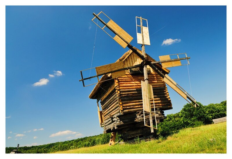 Wooden Windmill