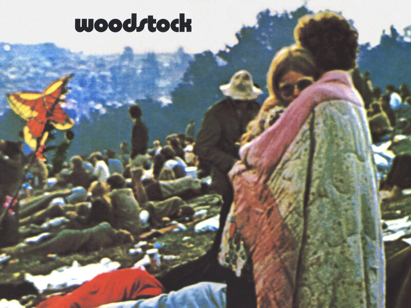 Woodstock festival crowd