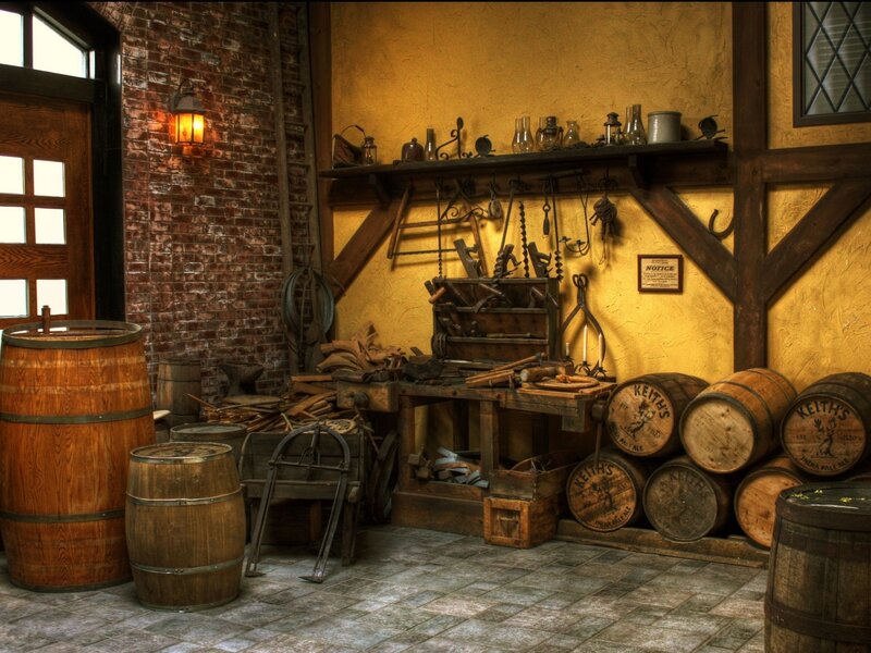 Woodworking Workshop — Brown