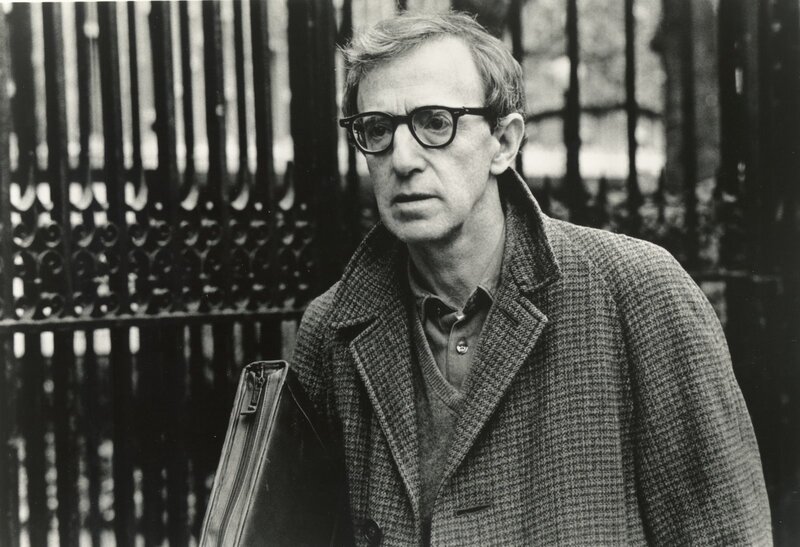 Woody Allen in a coat