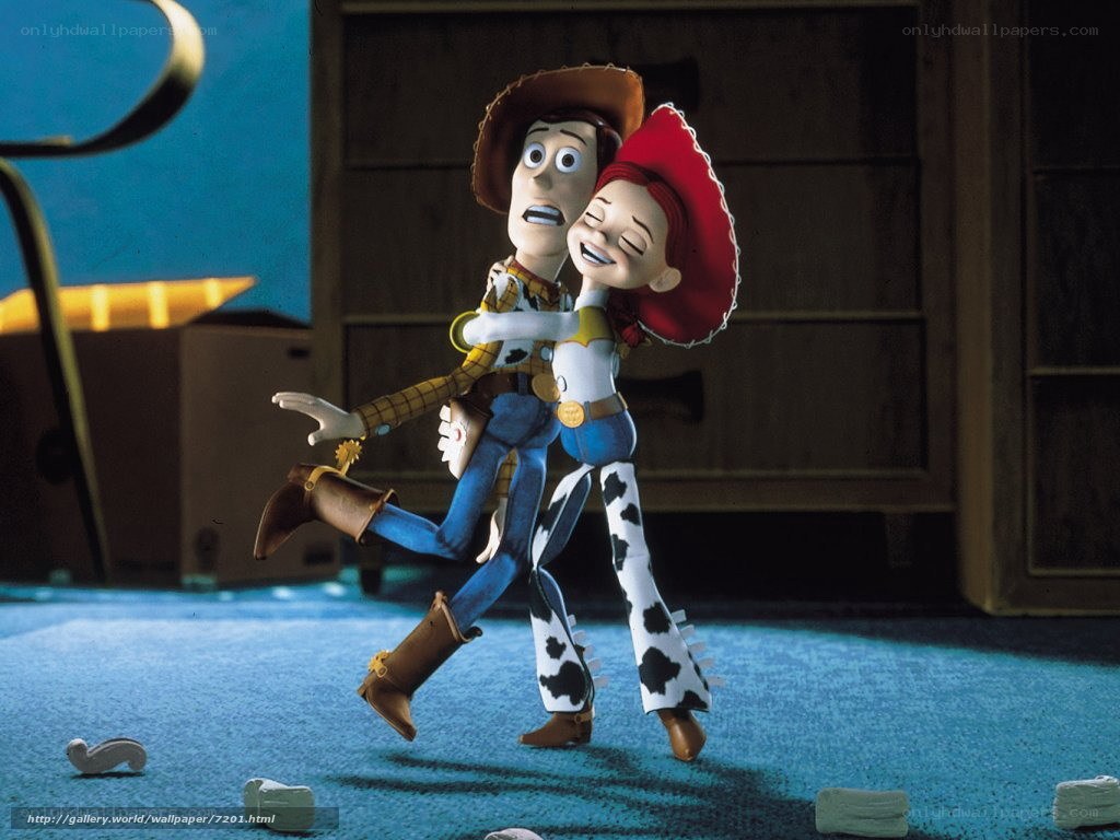 Woody and Jessie dancing