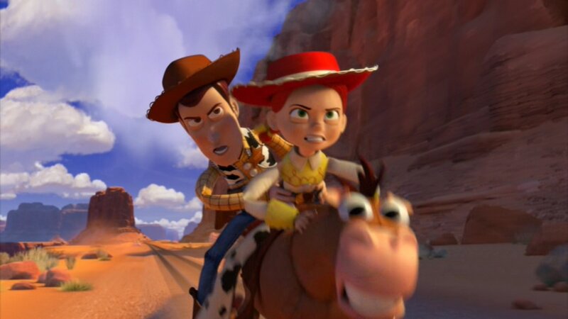 Woody and Jessie on Bullseye