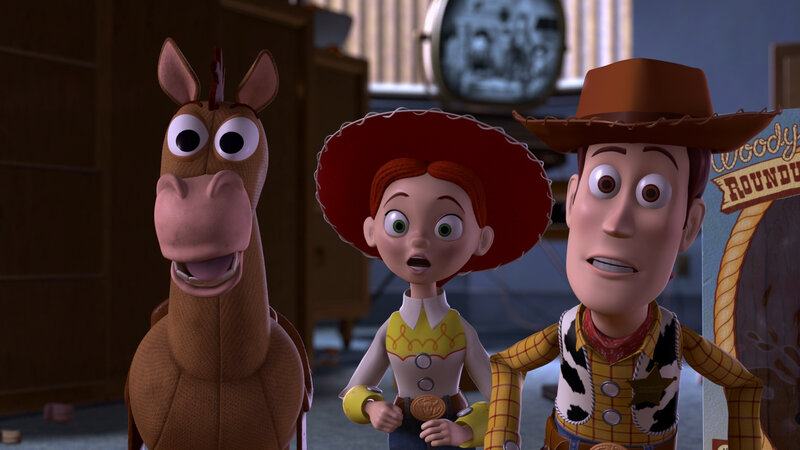 Woody and Jessie with Bullseye